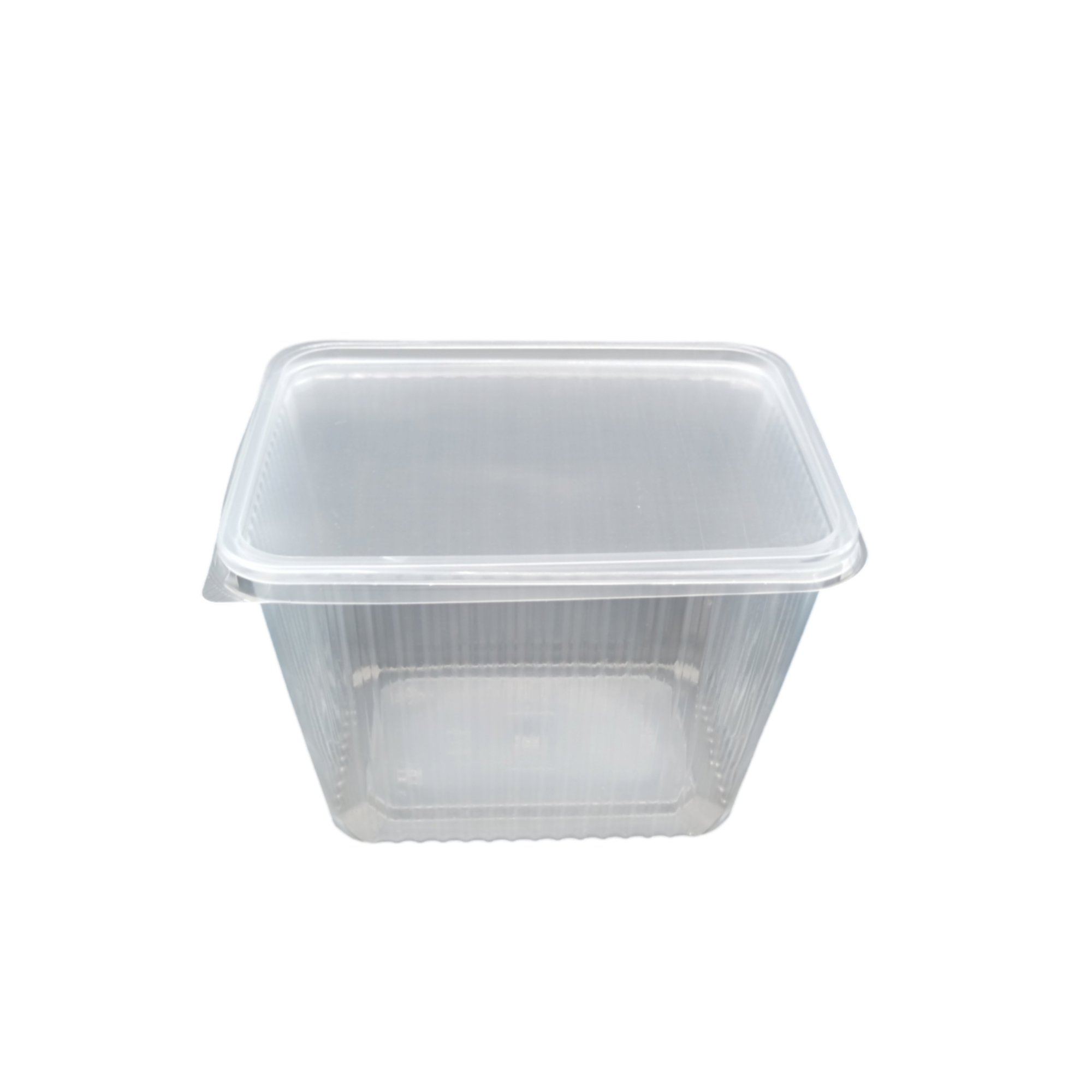 Barquette plastique micro-ondable avec couvercle 1500 cc